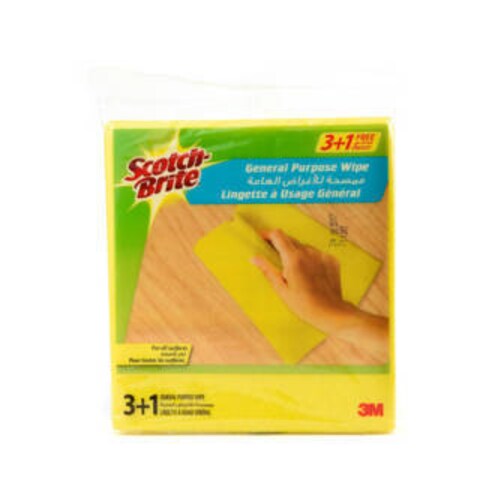 SCOTCH GENERAL PURPOSE WIPE 3+1FREE